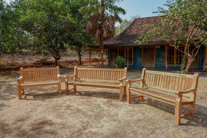 Teak Gartenbank 150cm Mammut