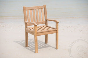 Teak Gartentisch 240x100cm + 8 Beaufort Stühle