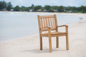 Teak Gartentisch 240x100cm + 8 Beaufort Stühle