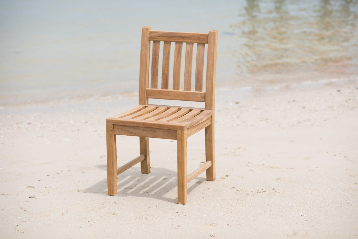 Teak tuinstoel Beaufort zonder armleuning - Souren Meubels