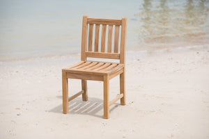 Teak tuinstoel Beaufort zonder armleuning - Souren Meubels