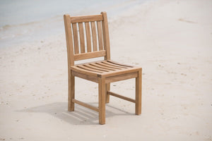 Teak tuinstoel Beaufort zonder armleuning - Souren Meubels