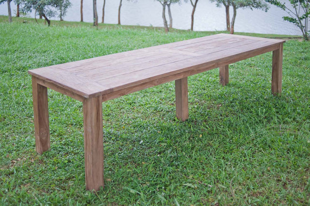 Teak tuintafel 300x100 cm - Souren Meubels