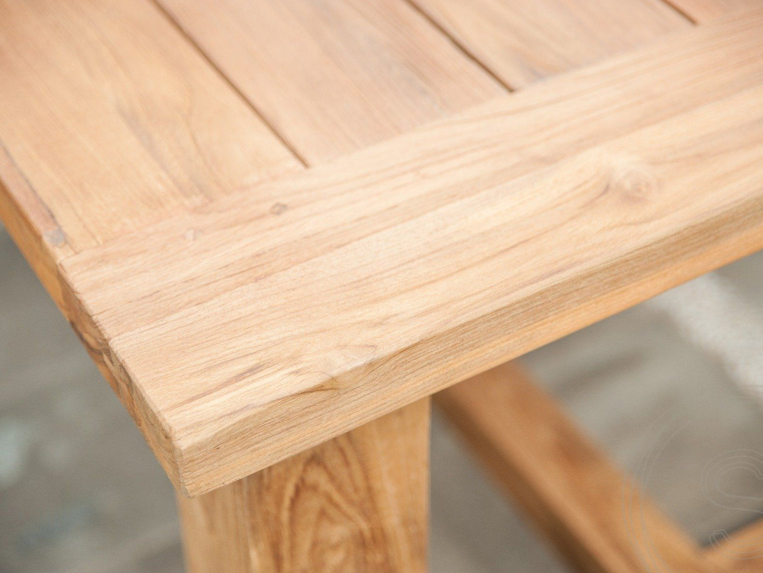 Teak Gartentisch 300x100 Mammut