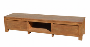 Teak TV-Board 200cm Rustikal