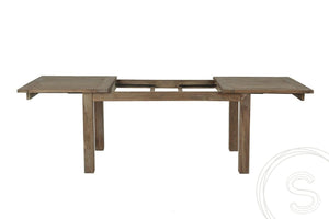 Teakholz Ausziehbarer Tisch 160 210 260x100 - Souren Furniture (CH)