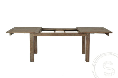 Teakholz Ausziehbarer Tisch 160 210 260x100 - Souren Furniture (CH)