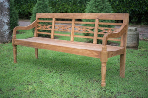Teakholz Bahnhofsbank 4 Sitzer - Souren Furniture (CH)