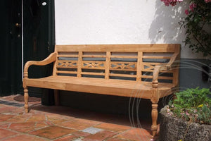 Teakholz Bahnhofsbank 4 Sitzer - Souren Furniture (CH)