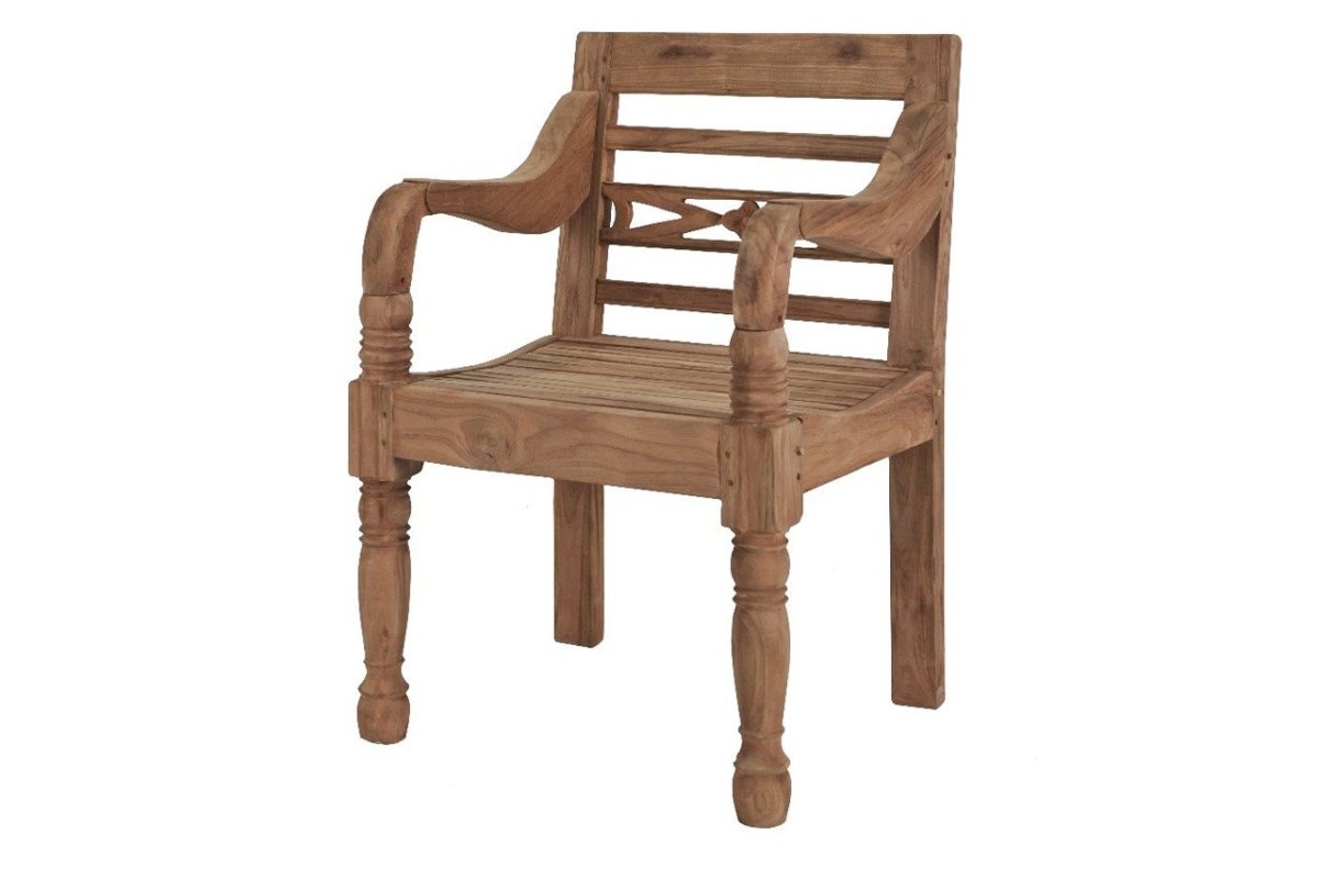 Teakholz Bahnhofstuhl - Souren Furniture (CH)