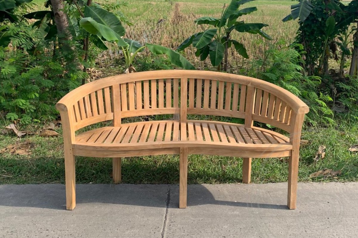 Teakholz Bananenbank - Souren Furniture (CH)