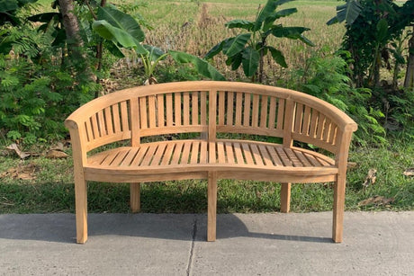 Teakholz Bananenbank - Souren Furniture (CH)