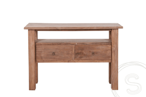 Teakholz Beistelltisch Rustikal - Souren Furniture (CH)