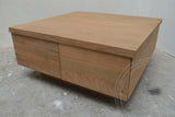 Teakholz Block Salontisch 80x80cm - Souren Furniture (CH)