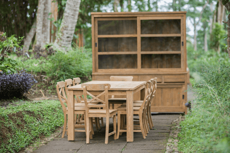Teakholz Buffettschrank 200cm - Souren Furniture (CH)