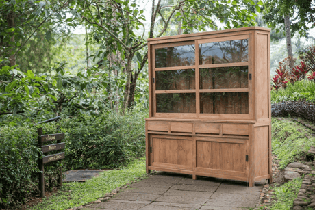 Teakholz Buffettschrank 200cm - Souren Furniture (CH)