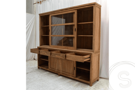 Teakholz Buffettschrank 240cm - Souren Furniture (CH)