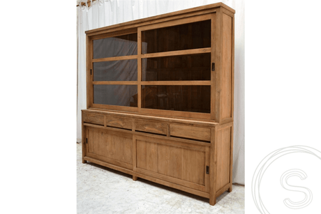 Teakholz Buffettschrank 240cm - Souren Furniture (CH)
