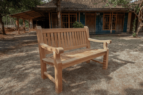 Teakholz Gartenbank 130cm Mammoet - Souren Furniture (CH)