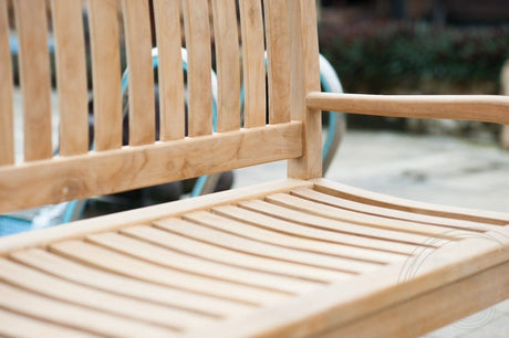 Teakholz Gartenbank 150 cm Beaufort - Souren Furniture (CH)