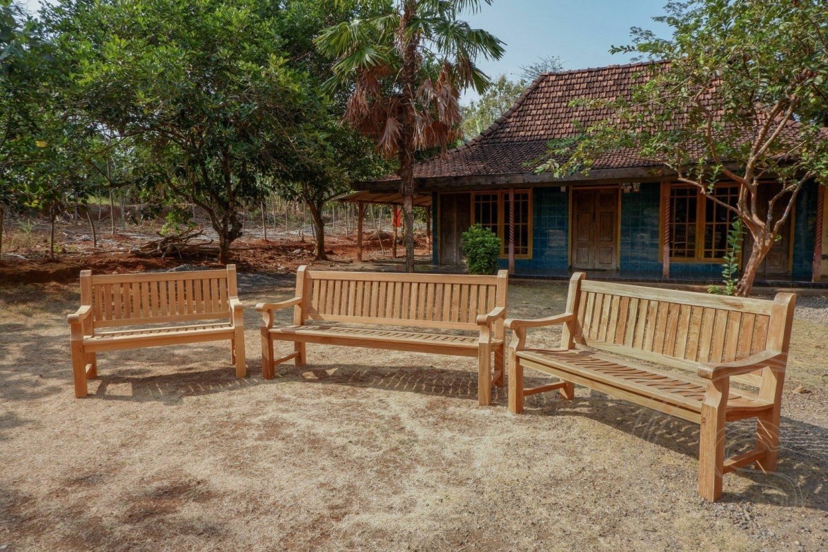 Teakholz Gartenbank 150cm Mammoet - Souren Furniture (CH)