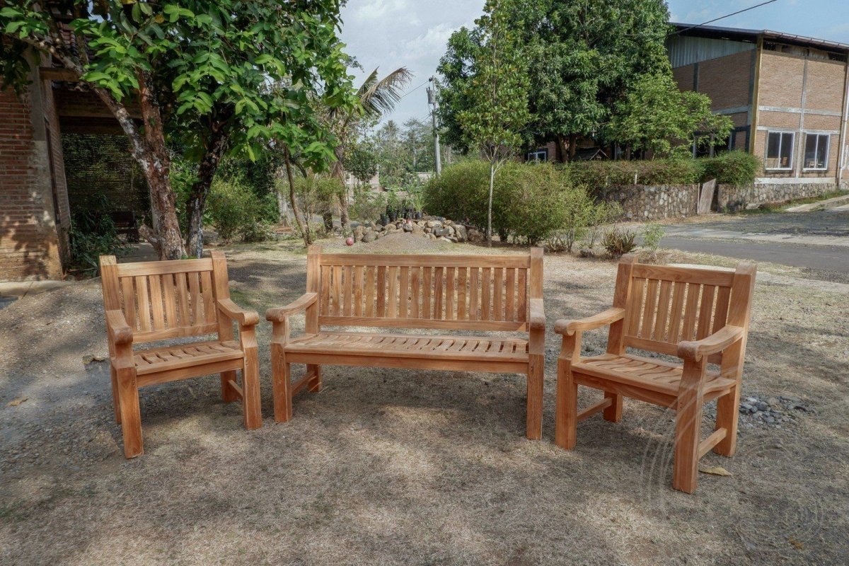Teakholz Gartenbank 150cm Mammoet - Souren Furniture (CH)