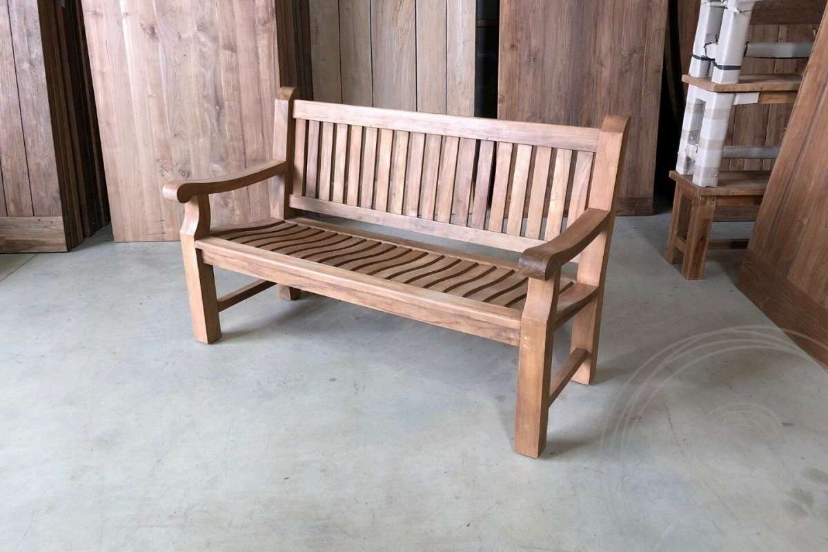 Teakholz Gartenbank 150cm Mammoet - Souren Furniture (CH)
