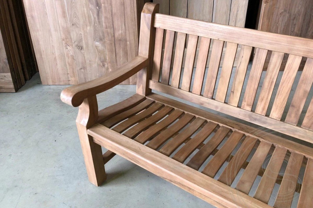 Teakholz Gartenbank 150cm Mammoet - Souren Furniture (CH)