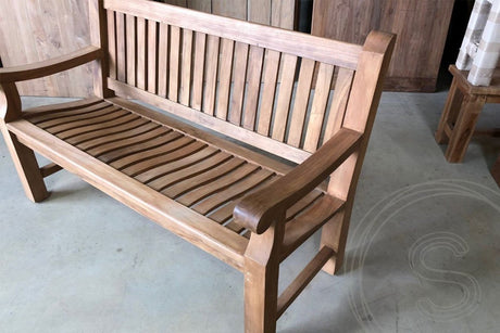 Teakholz Gartenbank 150cm Mammoet - Souren Furniture (CH)