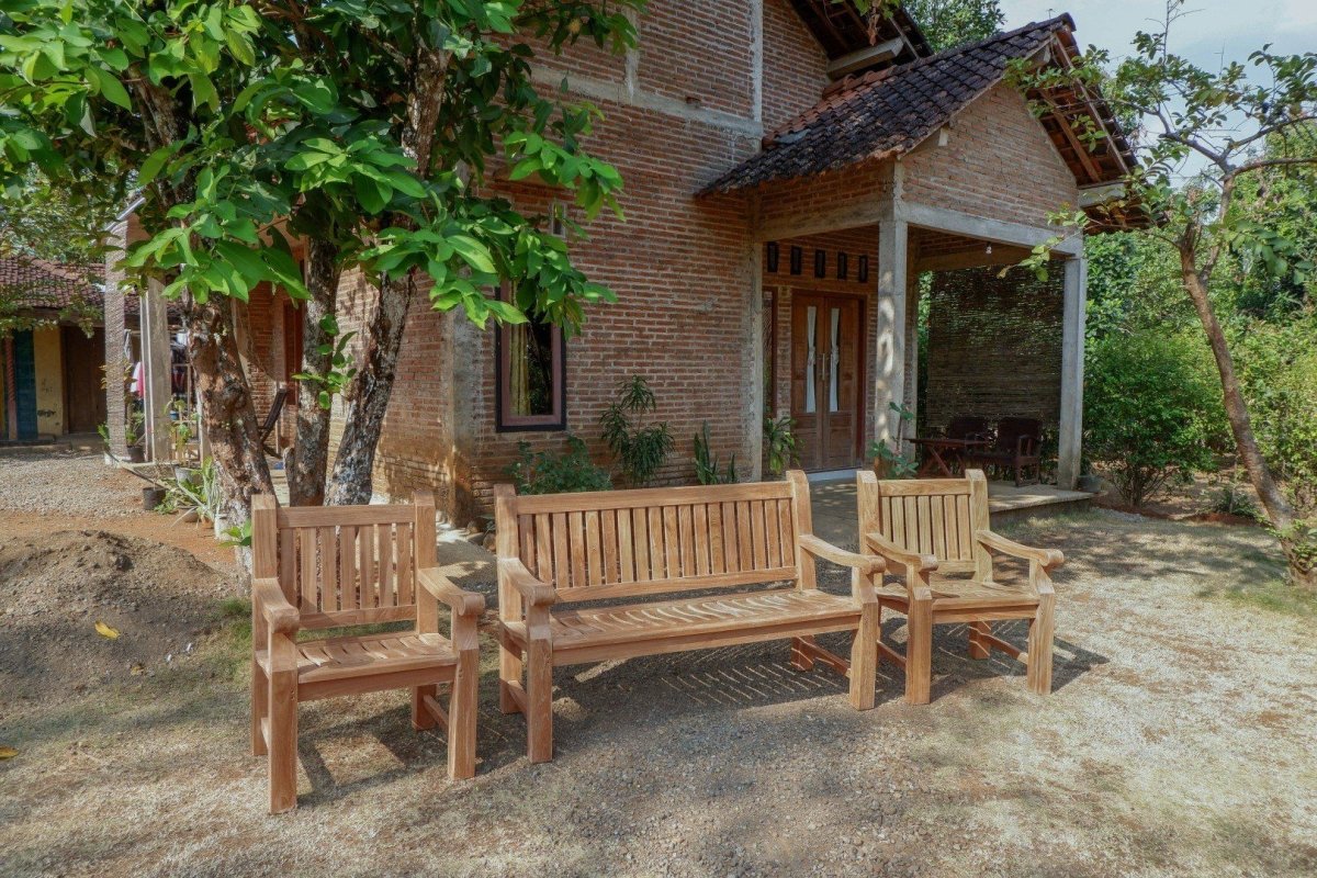Teakholz Gartenbank 150cm Mammoet - Souren Furniture (CH)