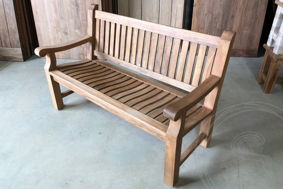 Teakholz Gartenbank 150cm Mammoet - Souren Furniture (CH)