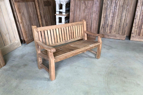 Teakholz Gartenbank 150cm Mammoet - Souren Furniture (CH)