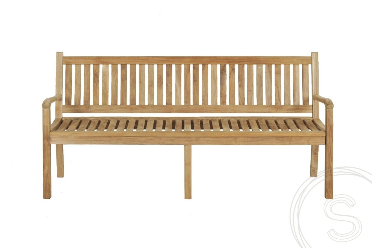 Teakholz Gartenbank 200cm Beaufort - Souren Furniture (CH)