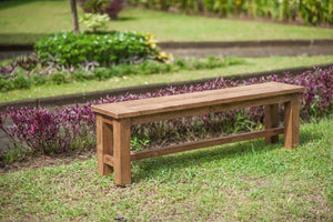 Teakholz Gartenbank 220cm - Souren Furniture (CH)