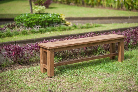 Teakholz Gartenbank 220cm - Souren Furniture (CH)