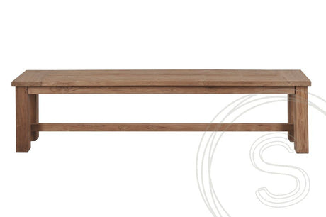 Teakholz Gartenbank 220cm - Souren Furniture (CH)