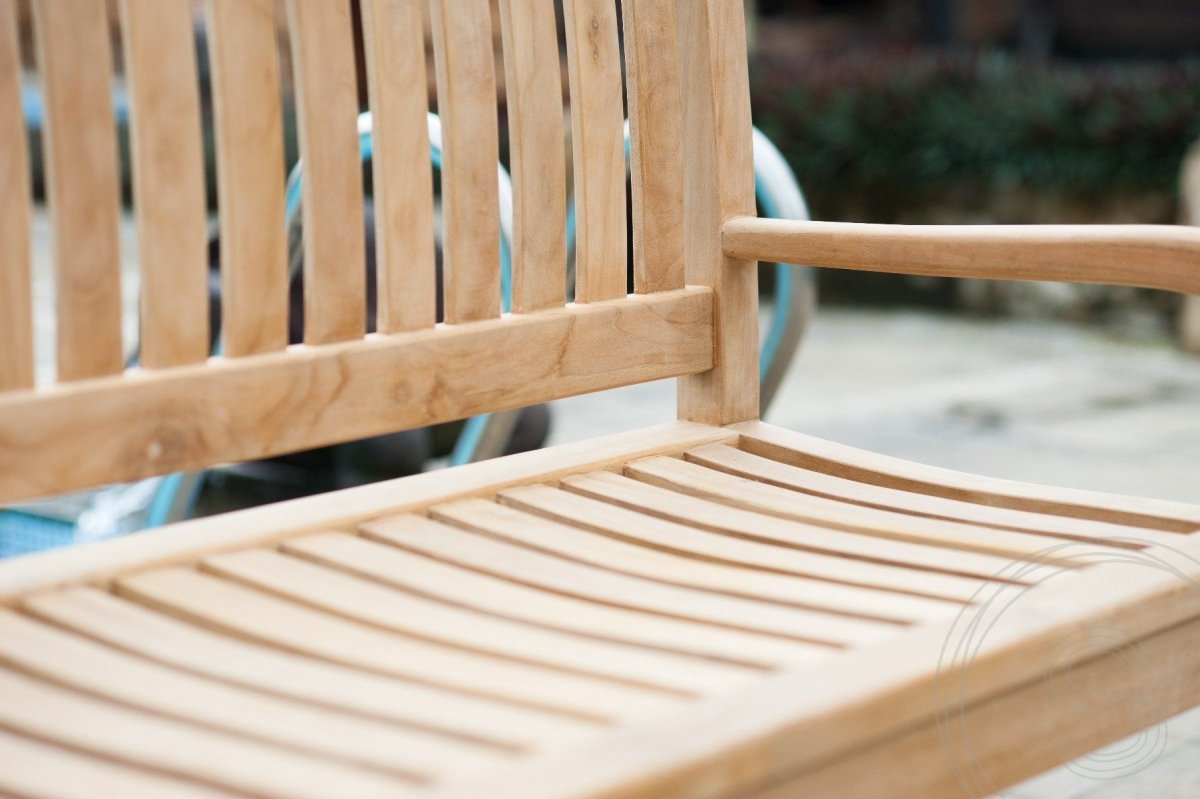 Teakholz Gartenbank 240cm Beaufort - Souren Furniture (CH)