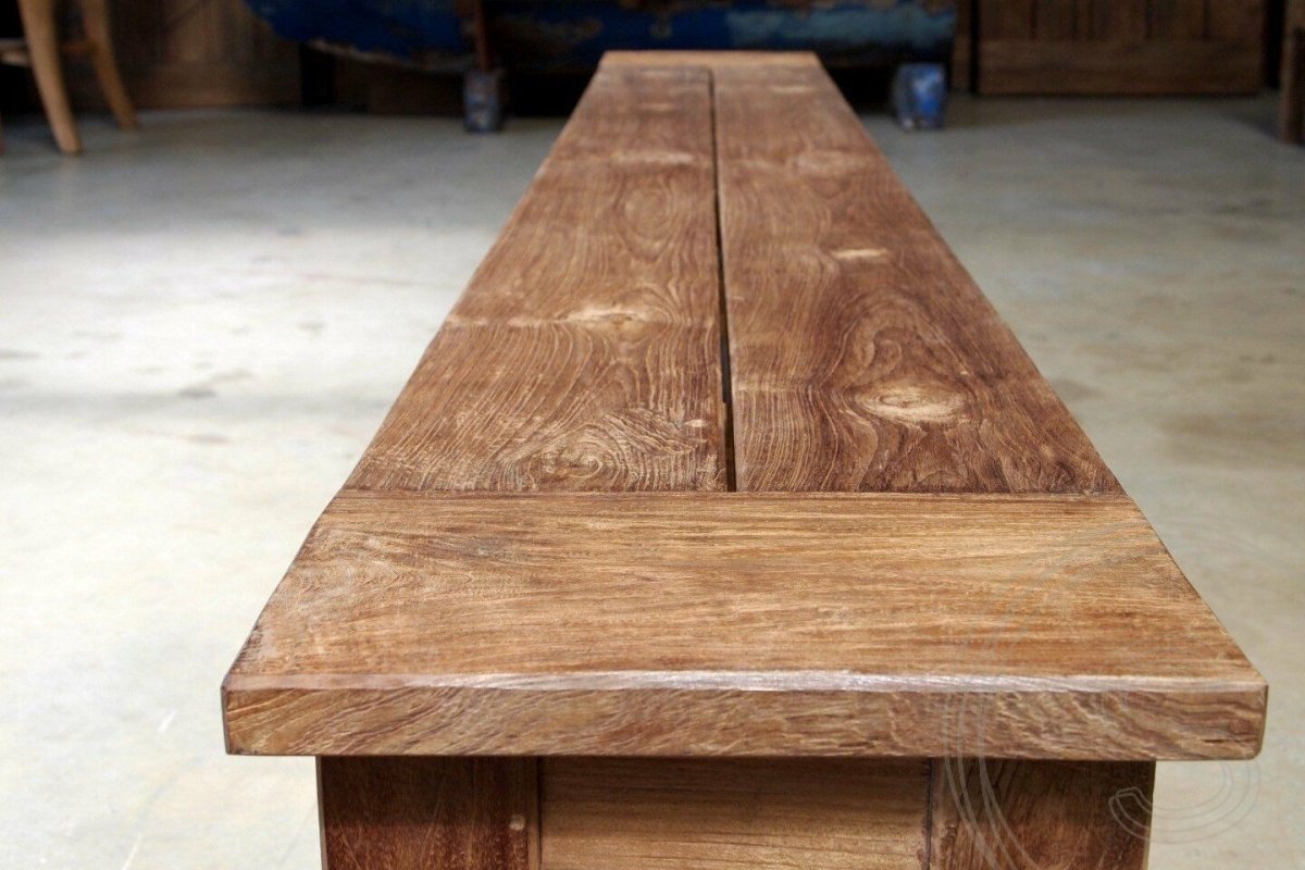 Teakholz Gartenbank 260cm - Souren Furniture (CH)