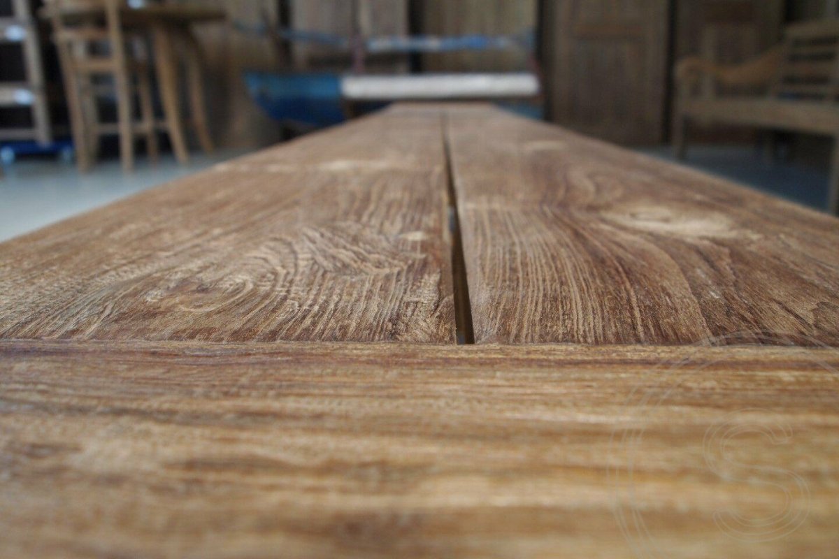 Teakholz Gartenbank 280cm - Souren Furniture (CH)