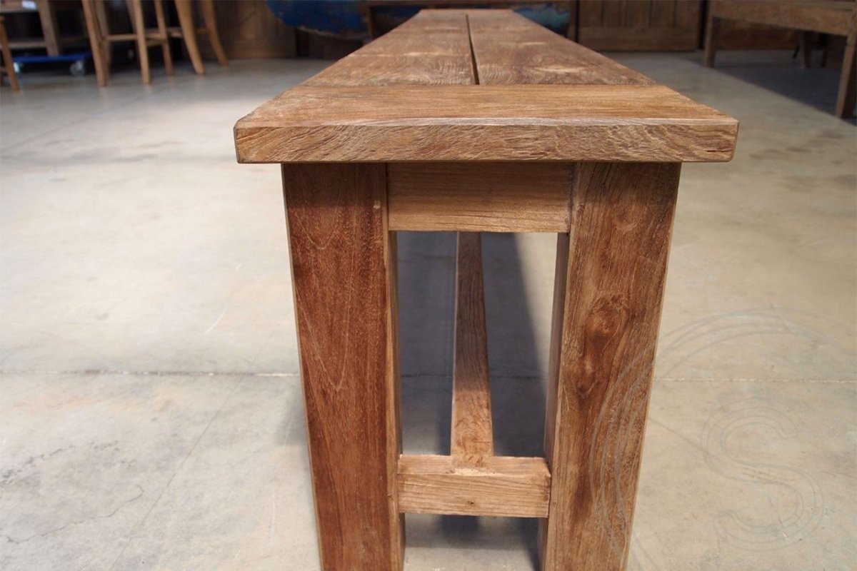 Teakholz Gartenbank 280cm - Souren Furniture (CH)