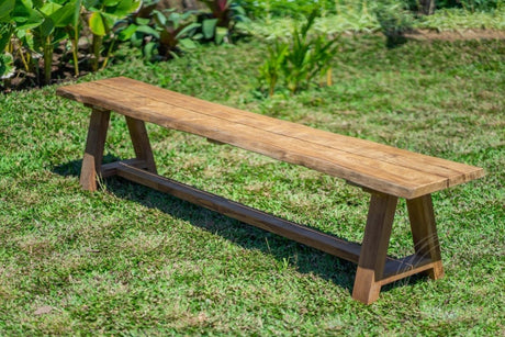 Teakholz Gartenbank Java 220cm - Souren Furniture (CH)