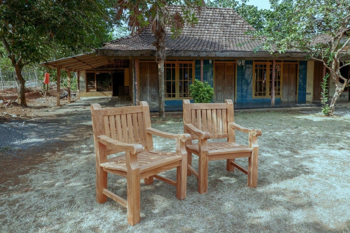 Teakholz Gartensessel Mammoet - Souren Furniture (CH)