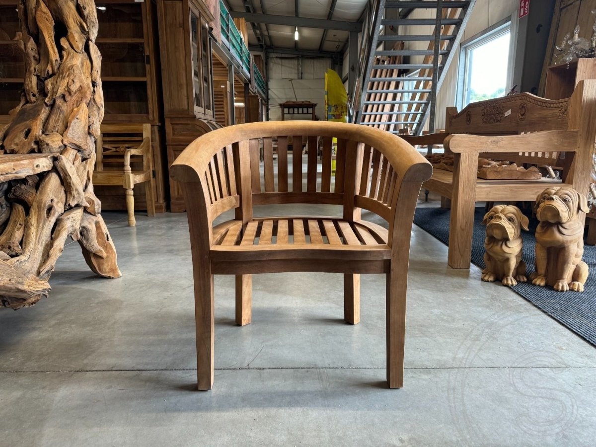 Teakholz Gartenstuhl Banana XL - Souren Furniture (CH)