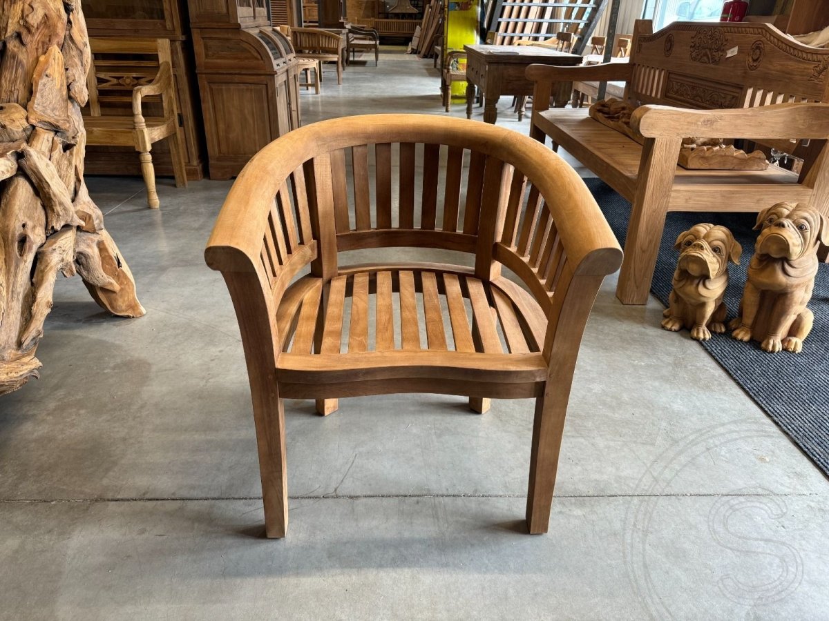 Teakholz Gartenstuhl Banana XL - Souren Furniture (CH)