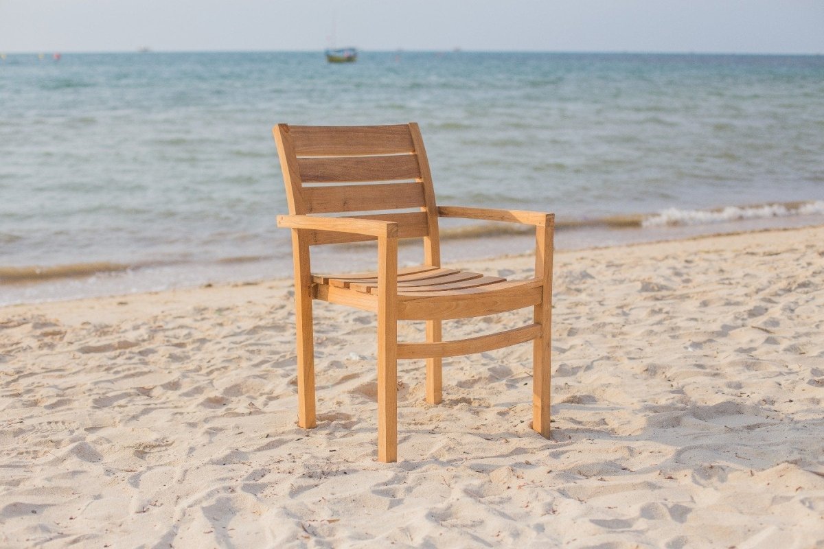 Teakholz Gartenstuhl Stacking - Souren Furniture (CH)