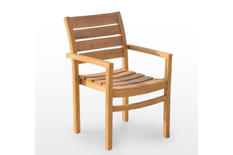 Teakholz Gartenstuhl Stacking - Souren Furniture (CH)