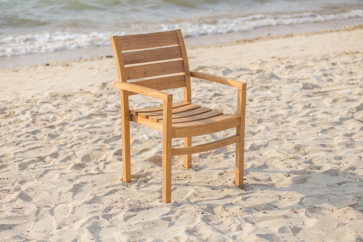 Teakholz Gartenstuhl Stacking - Souren Furniture (CH)