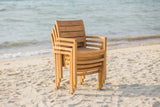 Teakholz Gartenstuhl Stacking - Souren Furniture (CH)