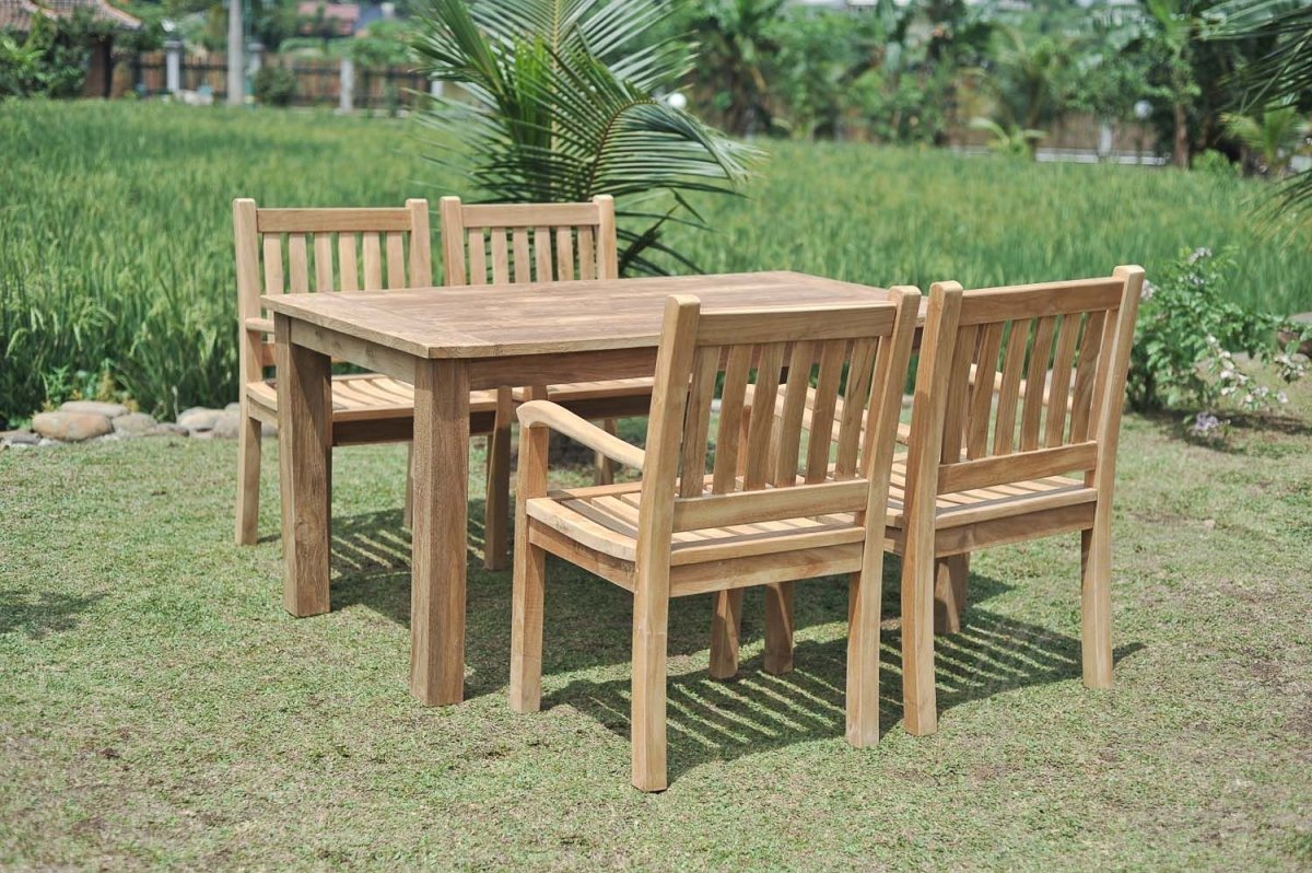 Teakholz Gartentisch 160 x 90 - Souren Furniture (CH)