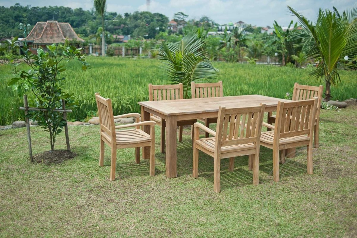 Teakholz Gartentisch 200 x 100 cm - Souren Furniture (CH)
